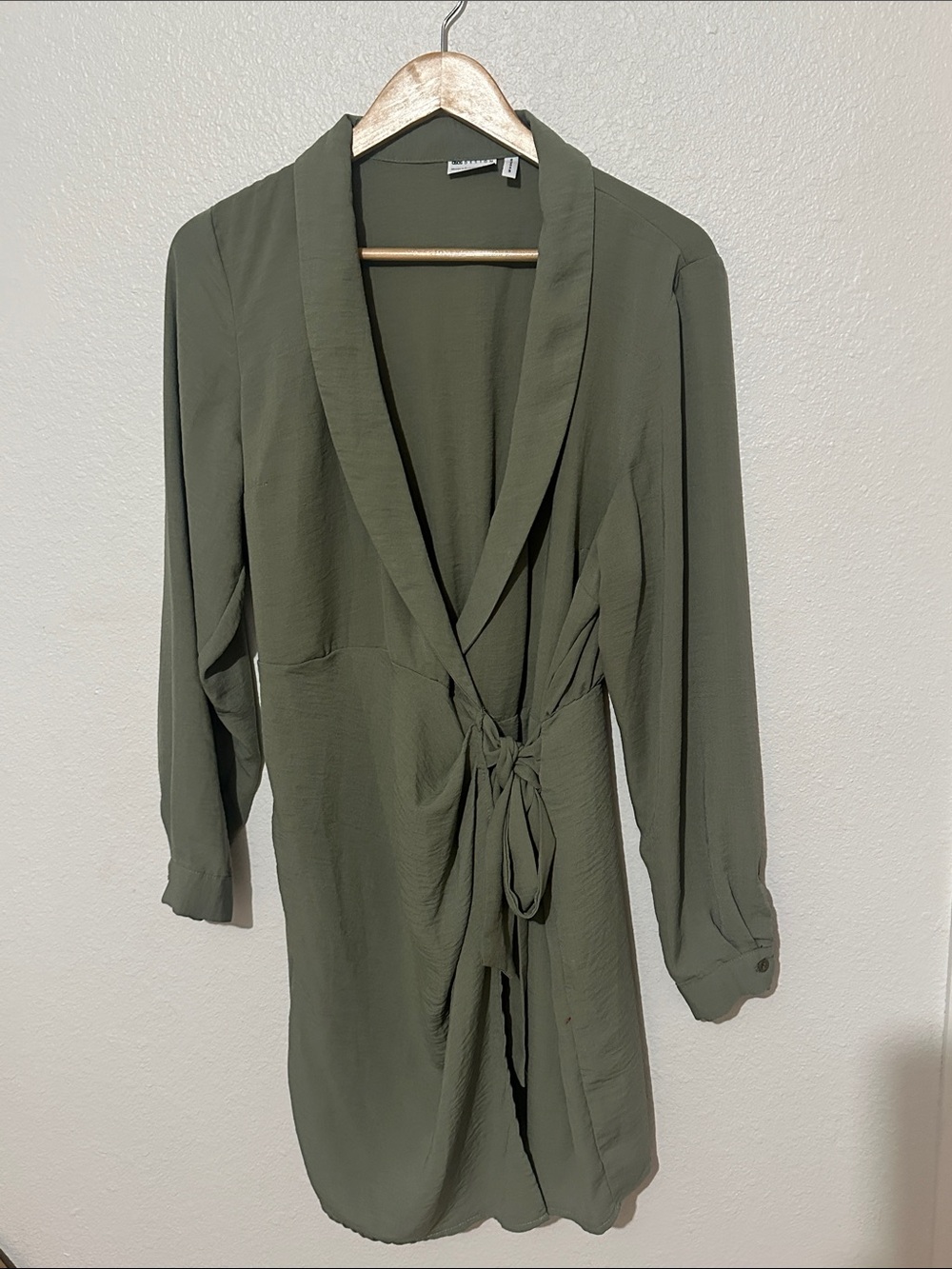 ASOS Olive Green wrap dress